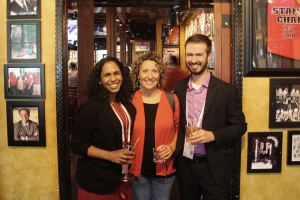 Briljent's Benita Sinnarajah (left) and Sean Carey (right), with Kari Majors from the Nebraska Health Information Initiative (NEHII), at the first ever Briljent-hosted MESC event.