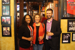 Briljent's Benita Sinnarajah (left) and Sean Carey (right), with Kari Majors from the Nebraska Health Information Initiative (NEHII).