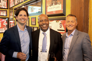 Briljent President, Matt Odum (left), Automated Health Systems President, Moses Haregewoyn (center), and Briljent's Scott Lorch (right)