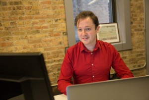 Briljent's Laurence Brown moderating a webinar